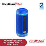 Promate Silox-Pro 30W High Definition TWS Speaker with LED Light Show