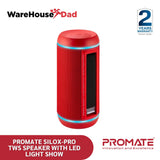 Promate Silox-Pro 30W High Definition TWS Speaker with LED Light Show