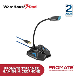 Promate Streamer High Definition USB Gaming Microphone
