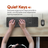 Promate Combo-KM2 Quiet Key Wired Compact KeyBoard & Mouse