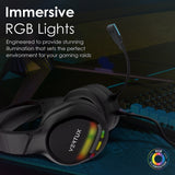 Vertux Tokyo Noise Isolating Amplified Wired Gaming Headset