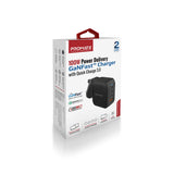 Promate GaNPort4-100PD 100W Power Delivery GaNFast™ Charger with Quick Charge 3.0