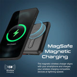 Promate PowerMag-10Pro SuperCharge MagSafe Wireless Charging 10000Mah Power Bank