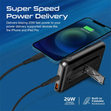 Promate PowerMag-10Pro SuperCharge MagSafe Wireless Charging 10000Mah Power Bank