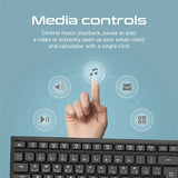 Promate ProCombo-12 Sleek Profile Full Size Wireless Keyboard & Mouse