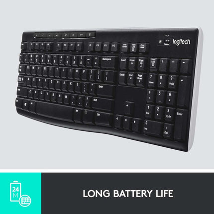 Logitech K270 Full-size Wireless Keyboard