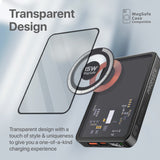 Promate TransPack-10 Transparent 15W MagSafe wireless charging power bank
