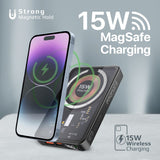 Promate TransPack-10 Transparent 15W MagSafe wireless charging power bank