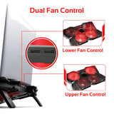Promate AirBase-3 Ergonomic Laptop Cooling Pad with Silent Fan Technology