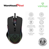 Vertux Assaulter GameCharged™ Lightweight Gaming Mouse (Black)