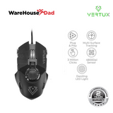 Vertux Cobalt High Accuracy Lag-Free Wired Gaming Mouse