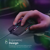 Vertux Assaulter GameCharged™ Lightweight Gaming Mouse (Black)