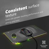 Vertux FluxPad Optimized Surface Pro-Gaming Mouse Pad (Black)