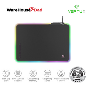 Vertux FluxPad Optimized Surface Pro-Gaming Mouse Pad (Black)