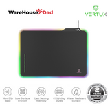 Vertux FluxPad Optimized Surface Pro-Gaming Mouse Pad (Black)