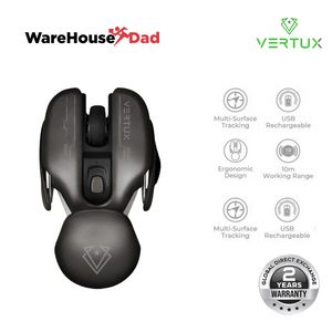 Vertux Glider High Performance Ergonomic Wireless Gaming Mouse