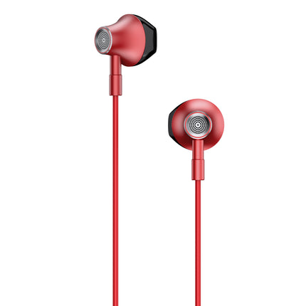 Lenovo HF140 Half-in Ear Wired Metal Earphones Headset