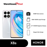 Honor X8a (8Gb+128Gb) Smartphone with FREE Lenovo HE05