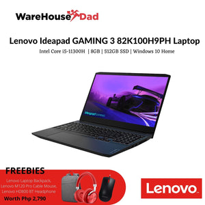Lenovo IdeaPad Gaming 3 15IHU6 82K100H9PH | Intel Core i5-11300H | 8GB RAM | 512GB SSD | Windows 10 Home