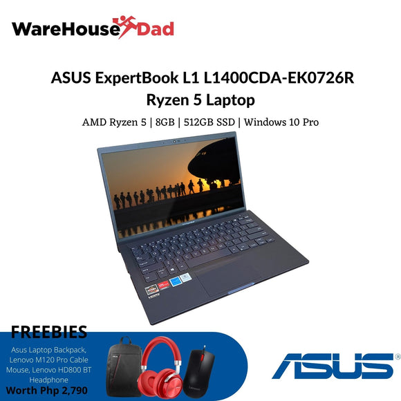 ASUS L1400CDA-EK0726R | AMD RYZEN 5 3500U | 8GB | 512GB SSD | WIN 10 PRO