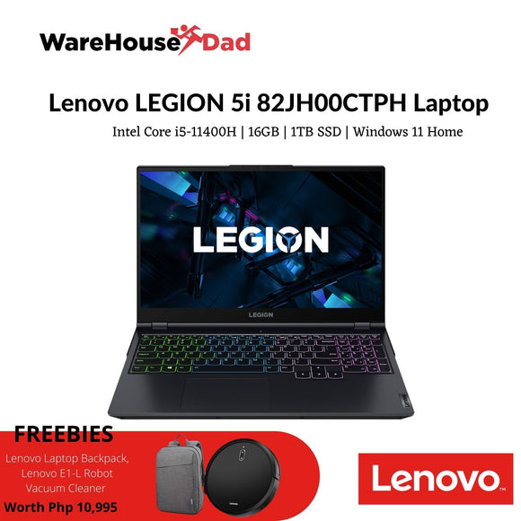 Lenovo Legion 5i 15ITH6H 82JH00CTPH | 15.6''| Core i5-11400H | 16GB DDR4 | 1TB SSD | GeForce RTX 3060 6GB | Windows 11