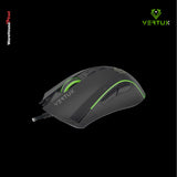 Vertux Rodon Act Fast Ultimate Performance Gaming Mouse (Black)