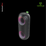 Vertux Rumba Immersive Wireless Speakers With "AuraSync" LED Lights (Black)