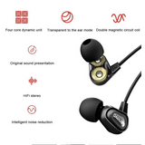 Lenovo HE08 Dual Dynamic Neckband Bluetooth Headset (Black)
