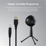 Vertux Sphere High Sensitivity Professional Digital Recording Microphone (Black)