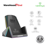 Vertux VertuCharge-Qi 15W Pro-Gaming Wireless Charging Station (Black)