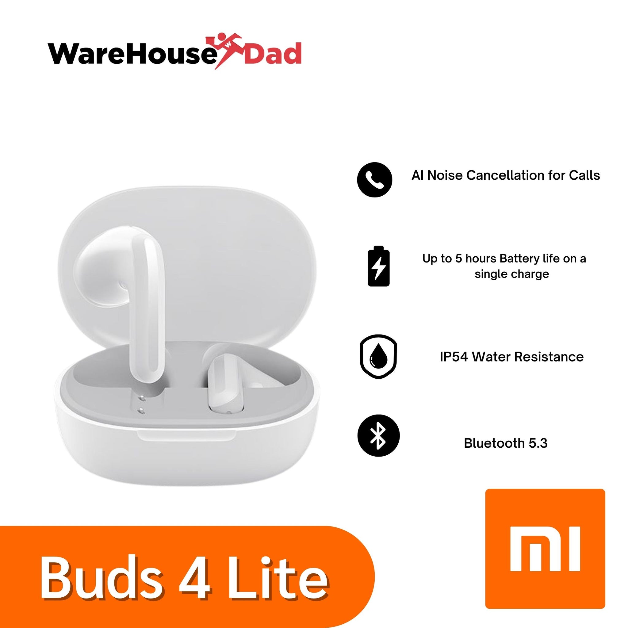 Xiaomi Redmi Buds 4 Lite True Wireless Earbuds – WarehouseDad