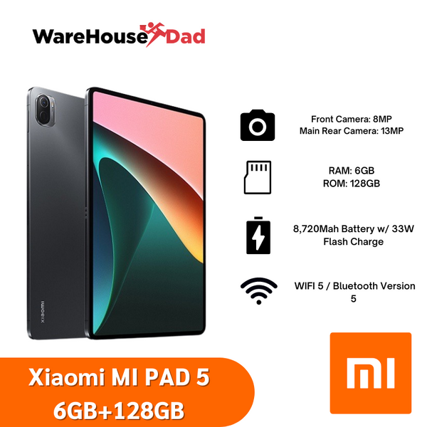 Xiaomi MI PAD 5 | 6GB RAM | 128GB ROM – WarehouseDad