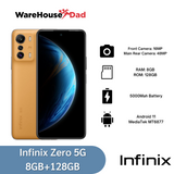 Infinix Zero 5G Smartphone | 8GB +128GB | MediaTek MT6877 | 5000Mah Battery