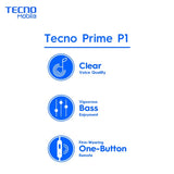 Tecno Prime 1 Wired Earphones