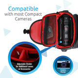 Promate xPose.M Compact Camera Case with Front Storage, Side Mesh Pocket and Shoulder Strap