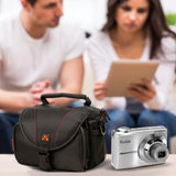 Promate xPose.M Compact Camera Case with Front Storage, Side Mesh Pocket and Shoulder Strap