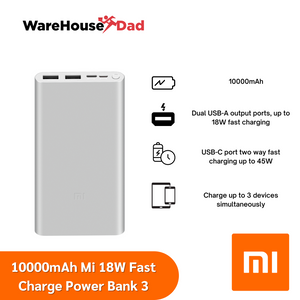 Xiaomi 10000mAh Mi 18W Fast Charge Power Bank 3