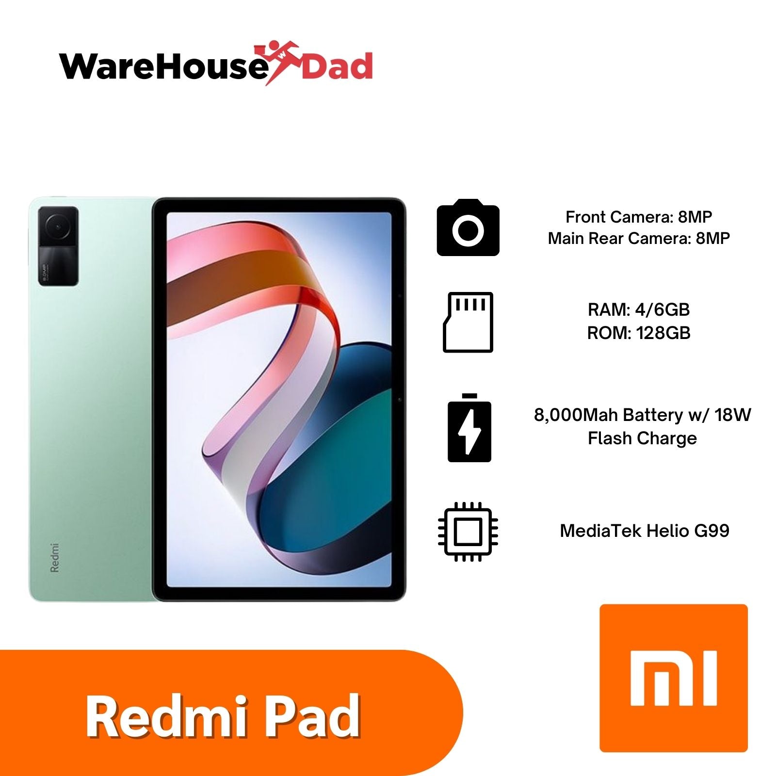 Xiaomi Redmi Pad 10.61 Android Tablet – WarehouseDad